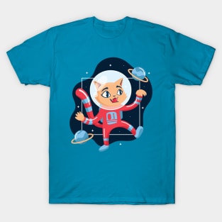 Astronaut Kitten T-Shirt